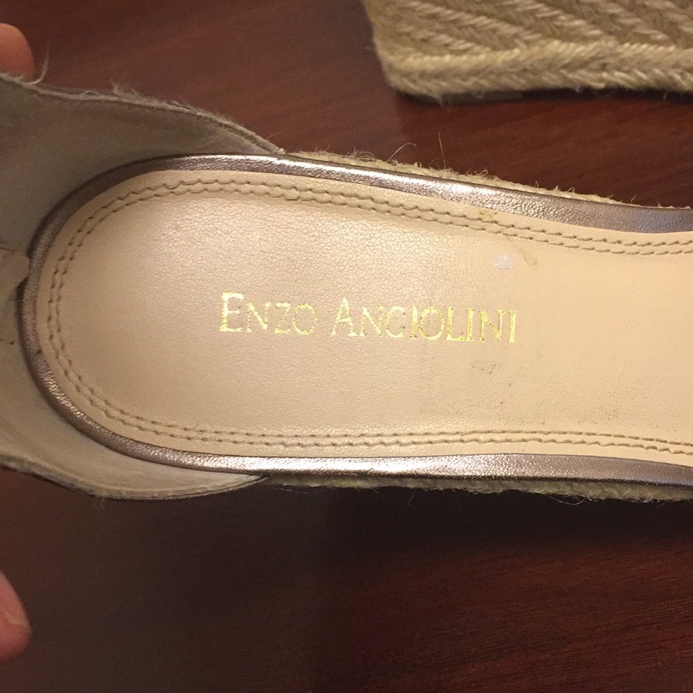Wedge leather espadrilles - Picture 3 of 5